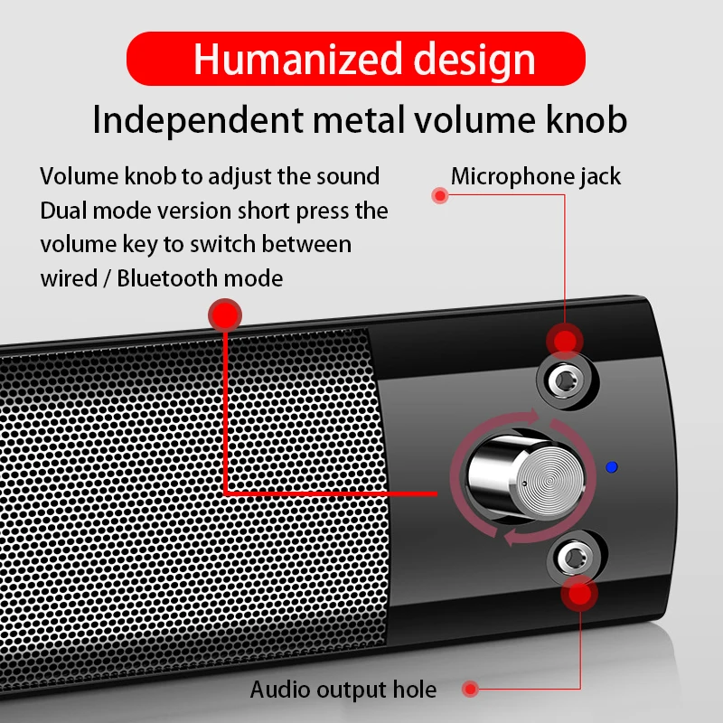 2020 USB проводной беспроводной Bluetooth домашний кинотеатр объемный Саундбар для игры