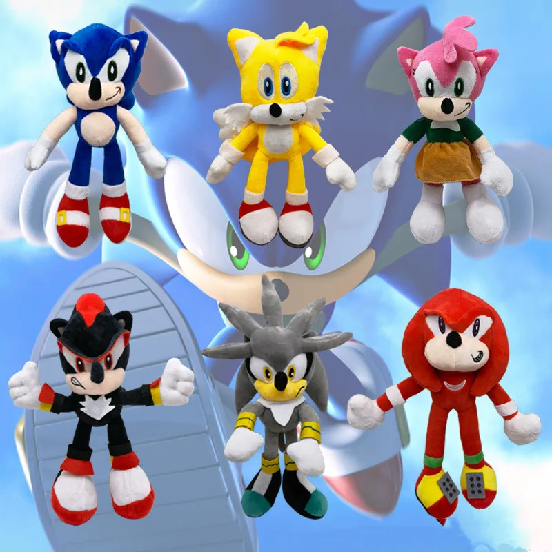 

Cool Anime Characters Red Blue Yellow Black Hedgehog Plush Stuffed Toy Kids Children Birthday Holiday Gift Necklace Pendant
