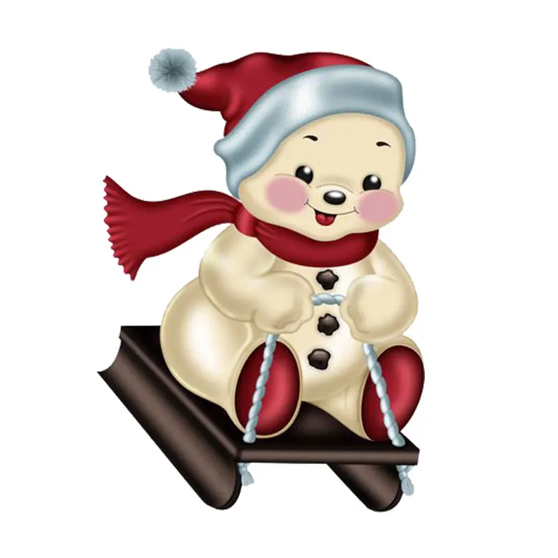 Металлические штампы в виде рождественского снеговика форма для сноуборда