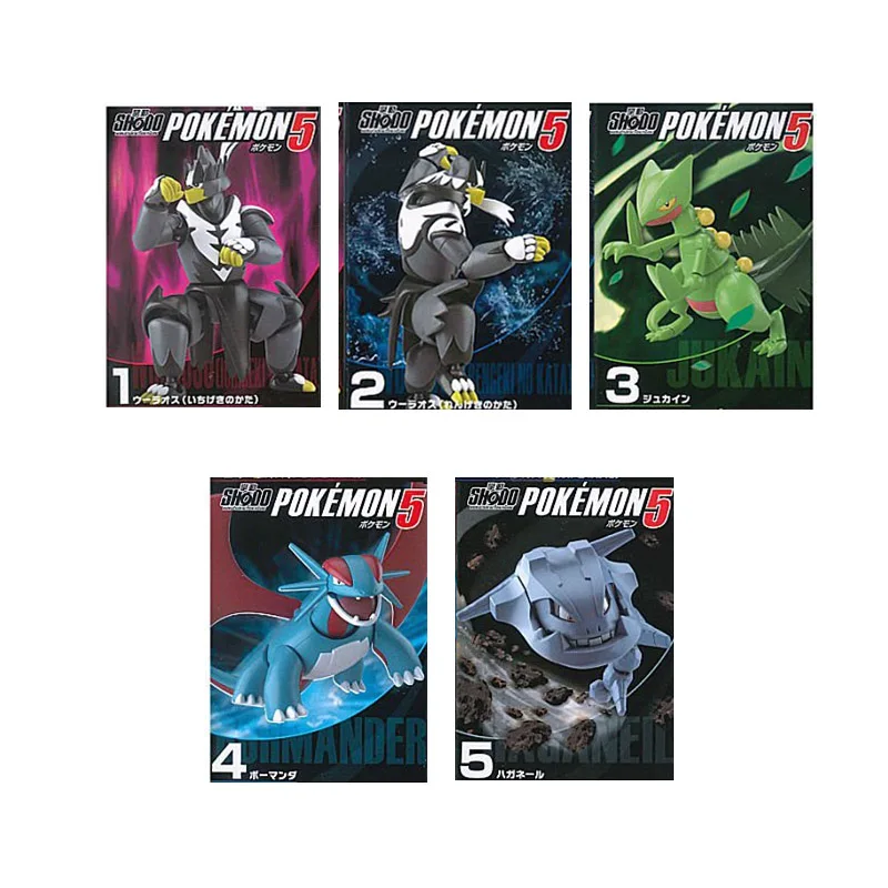 Оригинальная Сборная модель Bandai экшн фигурки Pokemon SHO DO Series 05 скипетли саламинс