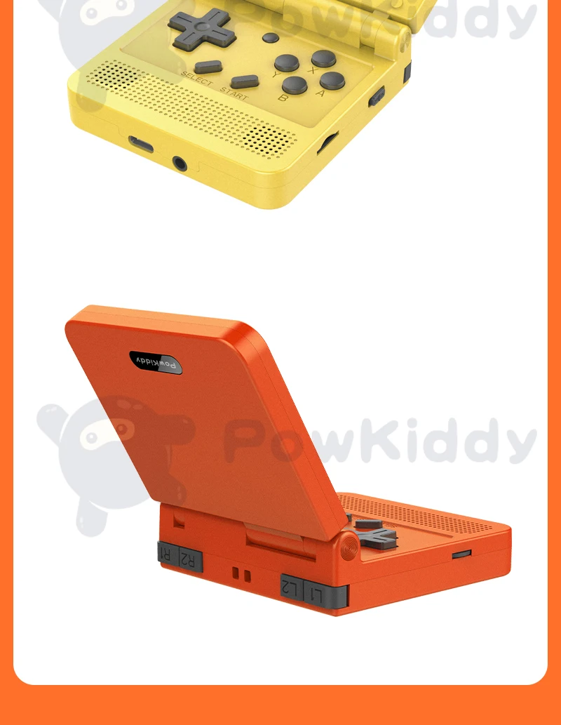 2020 New Game 3-inch IPS Screen Flip Handheld Console Dual Open System 16 Simulators Retro PS1 Kids Gift 3D | Электроника