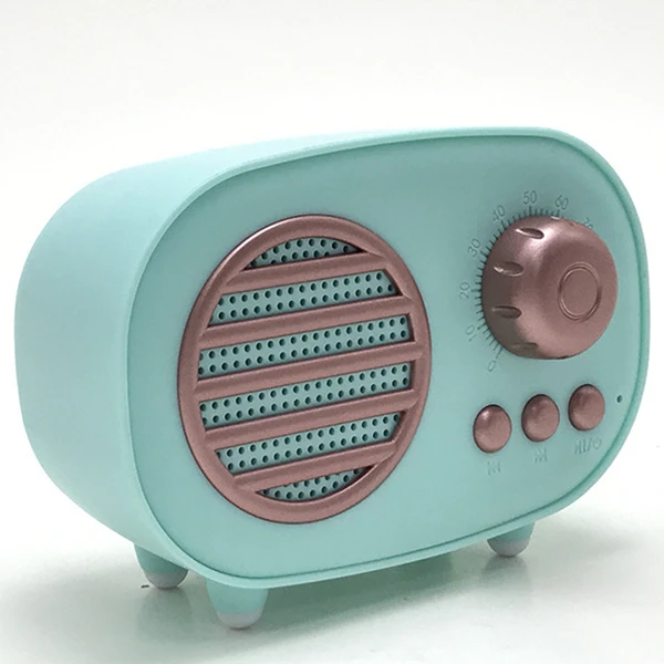 Портативный мини ретро Bluetooth динамик радио стерео старомодный классический