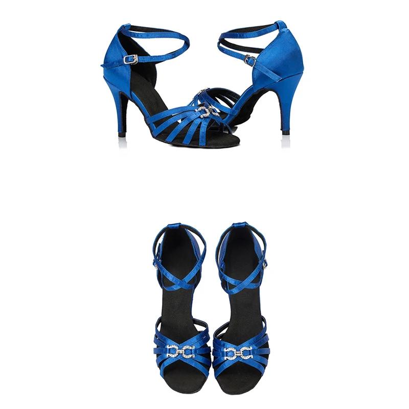 Ballroom Latin Dance Shoes for Women/Girls/Ladies Tango&Salsa High Heeled Indoor Soft Professional Dance Shoes Latin Girls