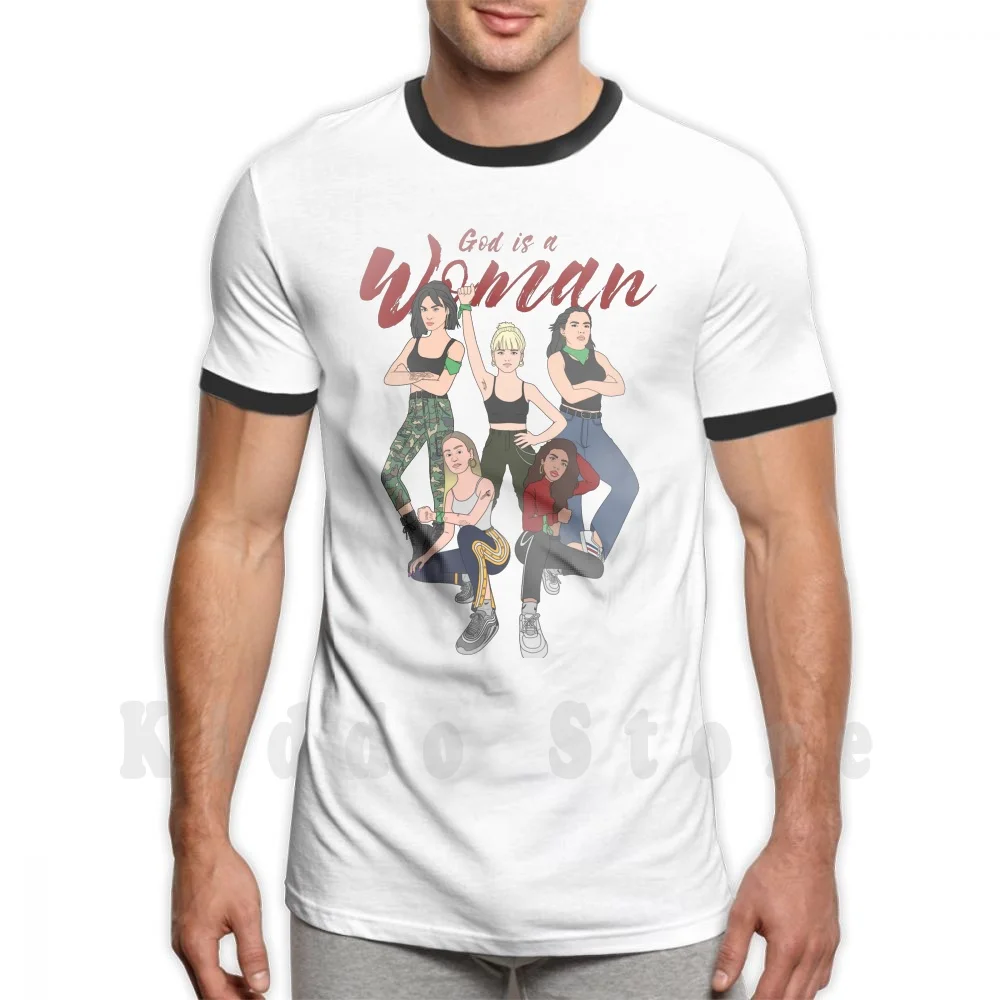 

Футболка с надписью «God Is A Woman», 100% хлопок