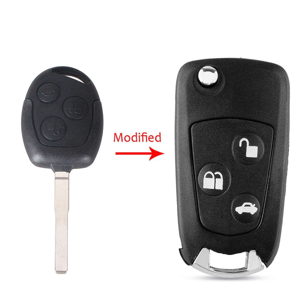Новинка необработанный пустой модифицированный складной дистанционный ключ KEYYOU