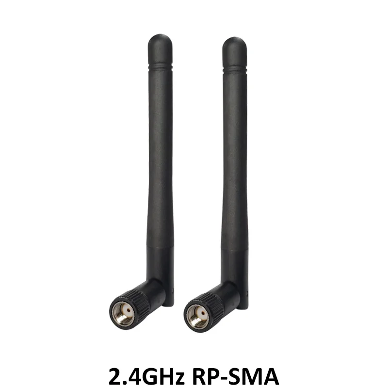 GRANDWISDOM 2pcs 2.4g antenna 3dbi sma female wlan wifi 2.4ghz antene pbx iot module router tp link signal receiver antena | Мобильные