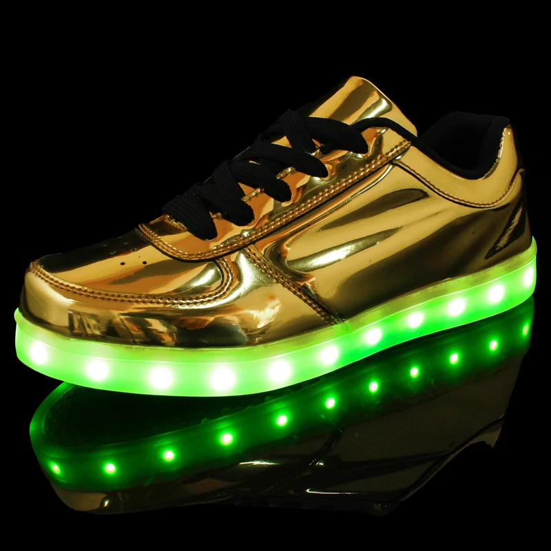 KKSize 35-46 мужские и женские светящиеся кроссовки с usb-зарядкой светодиодный