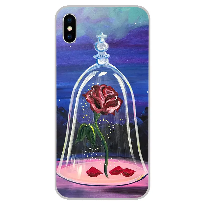 Красавица и Чудовище арт чехлы из мягкого силикона TPU Чехлы для iPhone 11 Pro XS Max X XR 8 7 6S