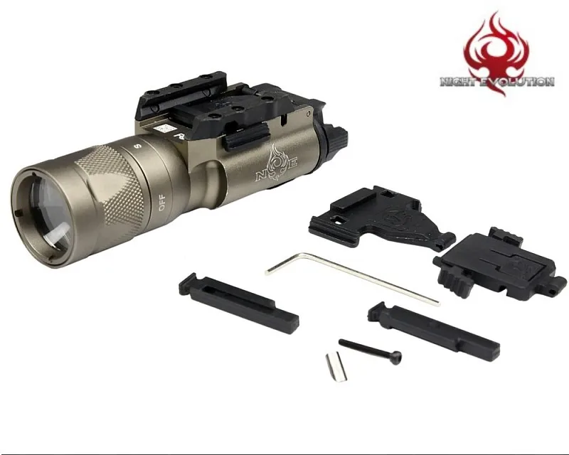 Ночная Эволюция страйкбола X300V Arma тактический пистолет светильник Softair Linterna оружейный пистолет Флэш-светильник охотничий светильник s NE01010