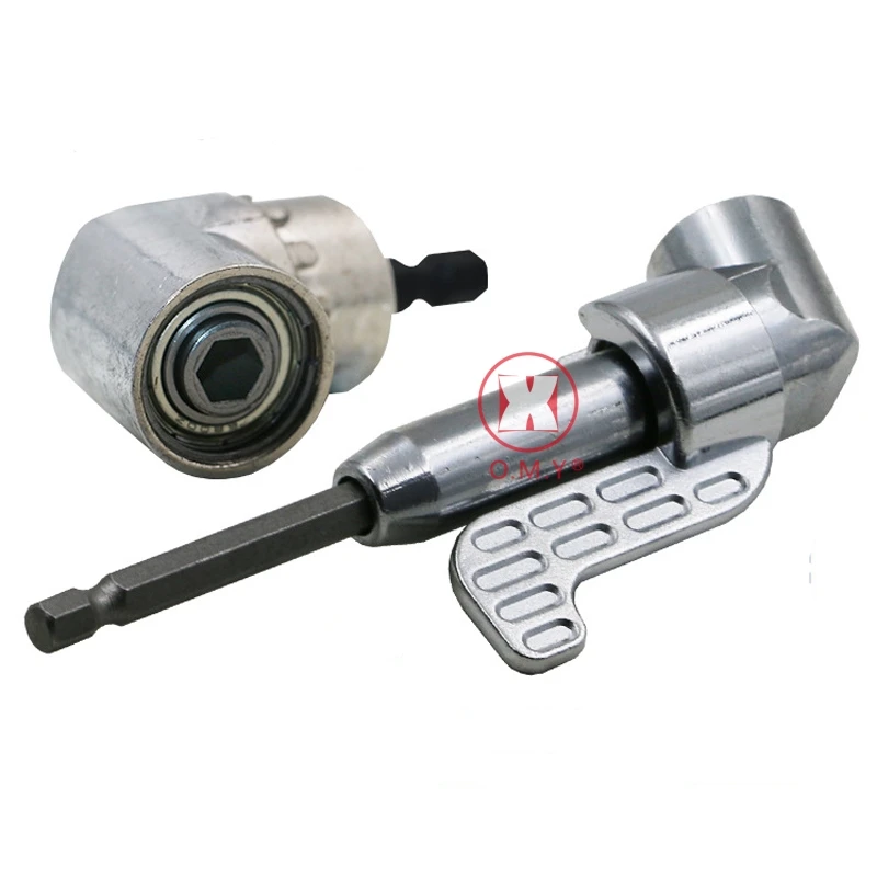 2pcs 1/4 Inch 105 Degree Adjustable Hexbit Driver Electric Screwdriver Magnetic Bit Wrench Hex Drive Offset Attachment |
