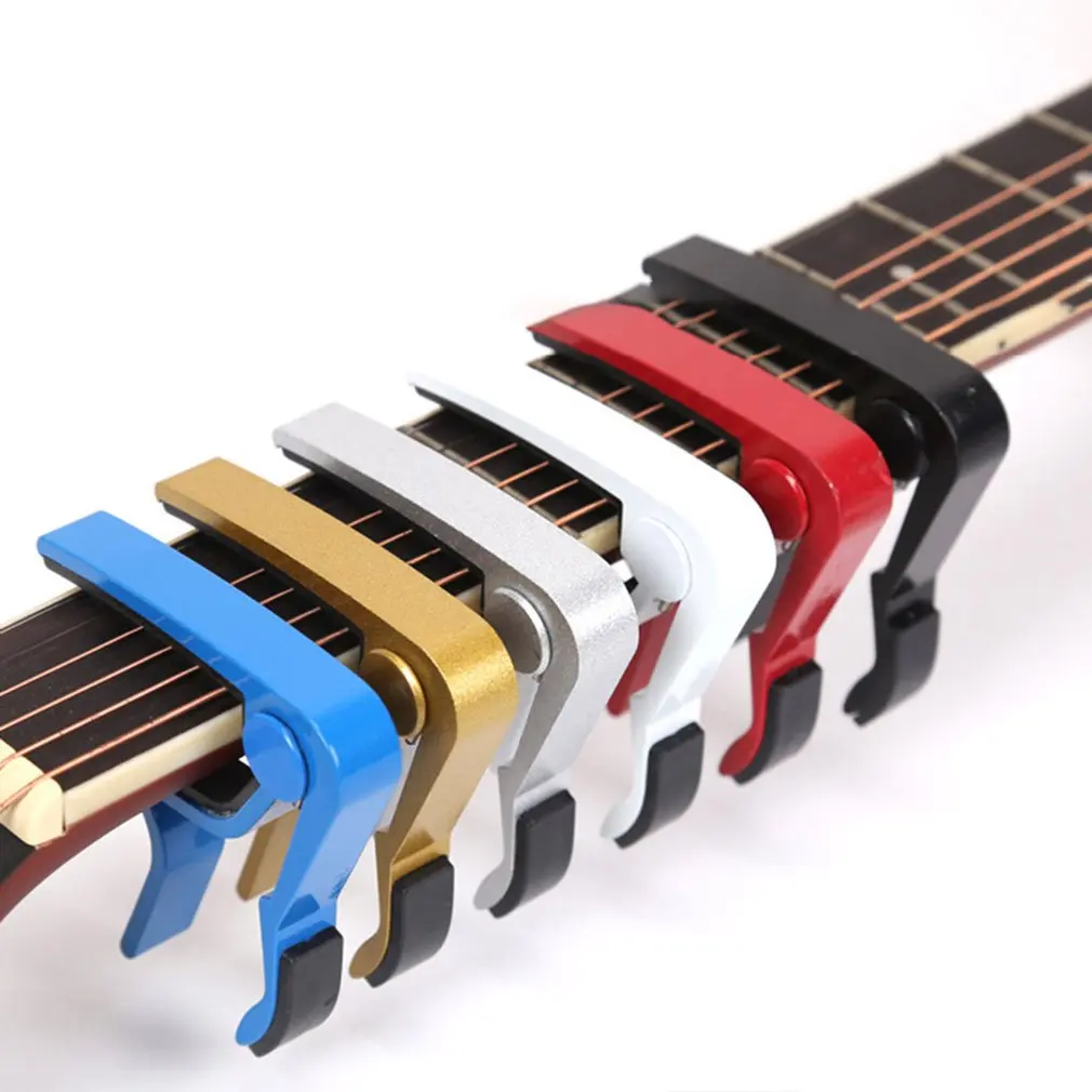 High Quality Aluminium Alloy Metal New Guitar Capo Quick Change Clamp Key Acoustic Classic For Tone Adjusting | Спорт и развлечения
