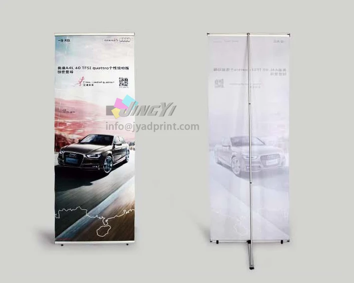 Рекламный L-баннер в магазине L-баннеры баннеры с подставкой передние знаки