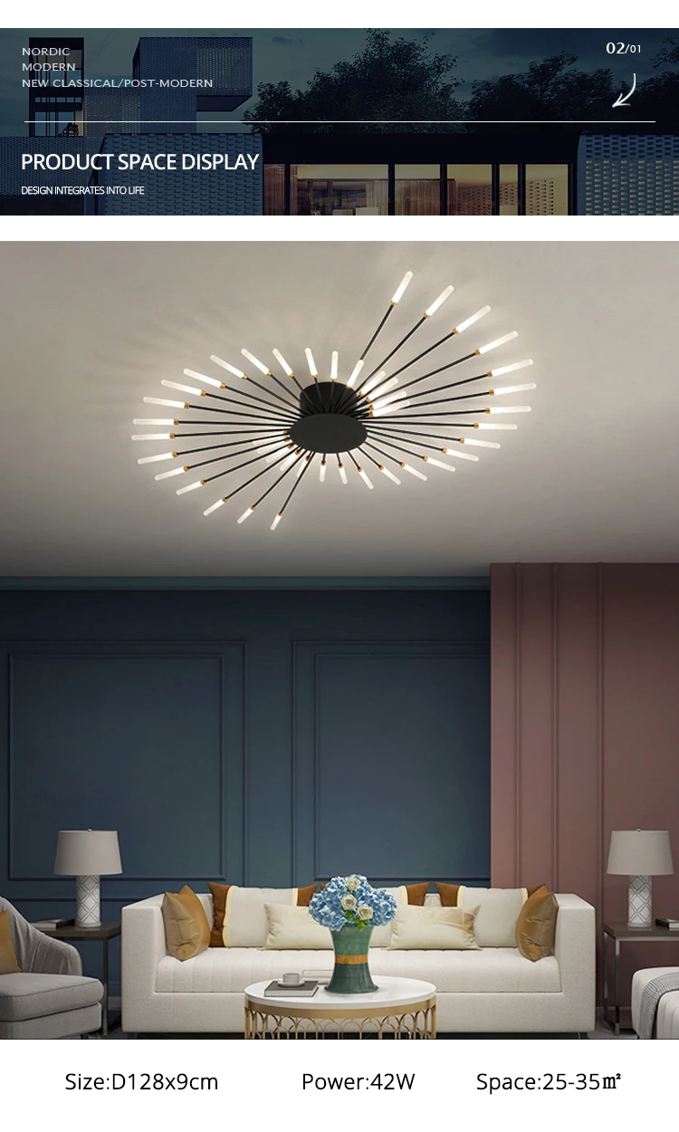 Modern Chandeliers Lights LED Luster Indoor Deco Lighting For Bedroom Hall Living Room Iron Acrylic Lamps Fixture Frame 220V chandelier light