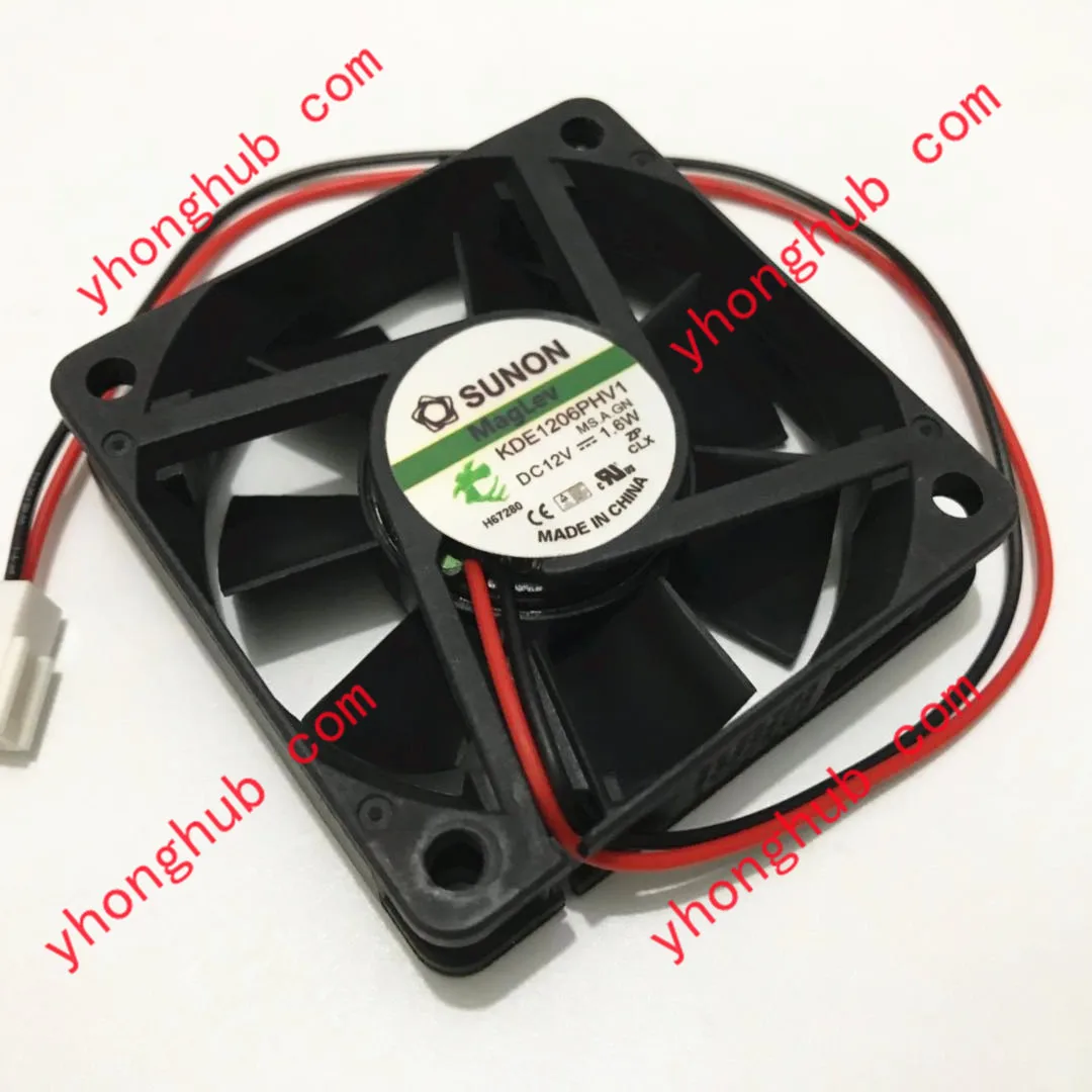 Вентилятор охлаждения сервера SUNON KDE1206PHV1 MS.A.GN DC 12 В 1,6 Вт 60x60x15 мм
