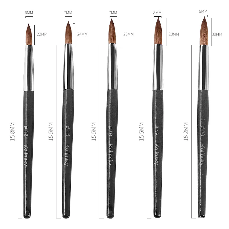 Маникюрный Инструмент из натурального меха норки 70% скульптурная кисть