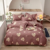 pastoral floral strawberry duvet cover queen nordic heart bedding sets quilt cover set single double king bed linens bedclothes