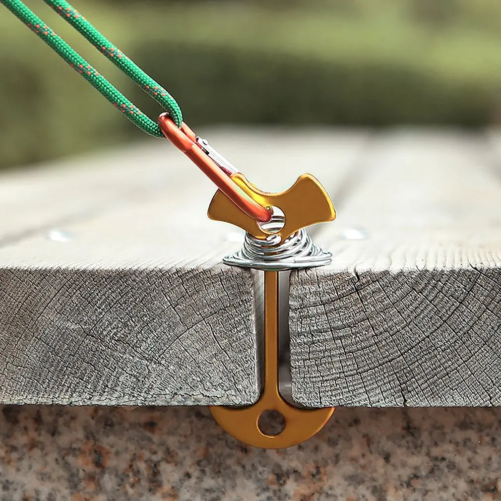 

Металлическая фиксированная Накладка для ногтей, пружинная звезда, регулируемый наружный тент для кемпинга, портативные уличные элементы, ...