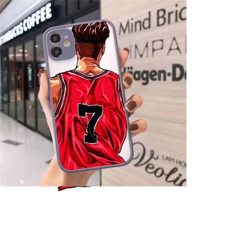 

Slam Dunk anime manga high quality Phone Cases matte transparent For iphone 7 8 11 12 plus mini x xs xr pro max cover
