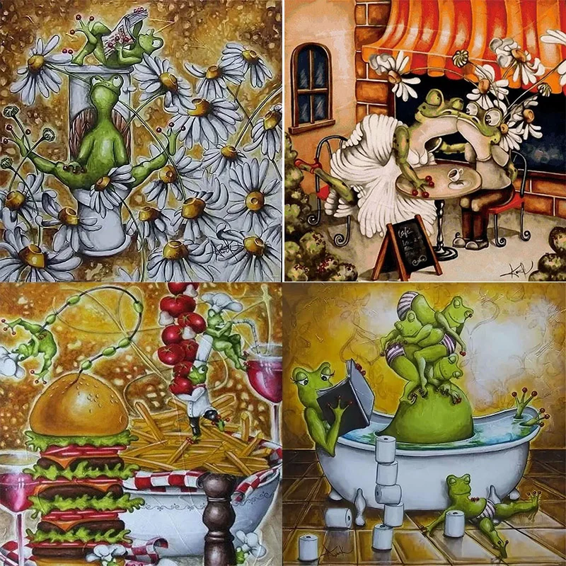 

Diamond Painting 5D Diamonds DIY Animal Cross Stitch Full Square Round Embroidery Colorful Handmade Home Room Wall Decor