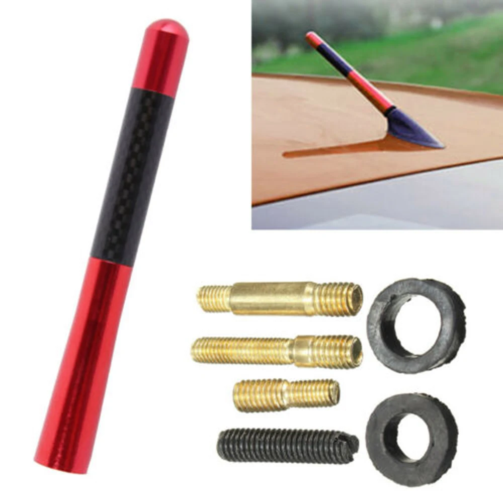 Автомобильная модификация сигнала углеродная волоконная антенна 4 7 дюймов