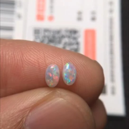 A1227 австралийского происхождения 0.38ct овальные натуральные опалы свободные
