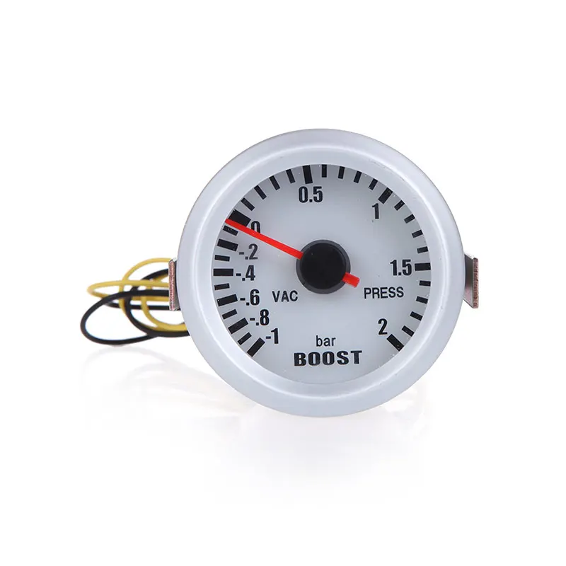 Professional Turbo Boost Vacuum Press Gauge Meter for Auto Car 2&quot 52mm -1~2BAR Blue LED Light Instrument All Cars |