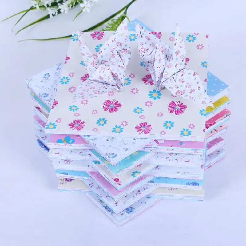 72 шт./компл. смешанные художественные поделки 12 узоров бумаги оригами фон