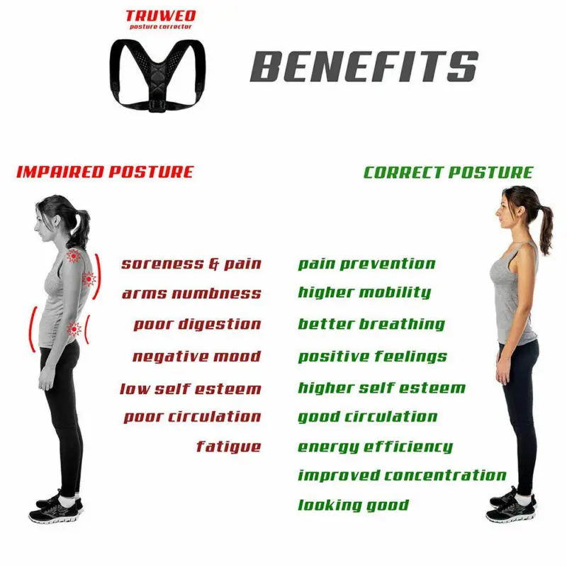 Корректирующее белье Корректор осанки тела плечо верхняя часть спины