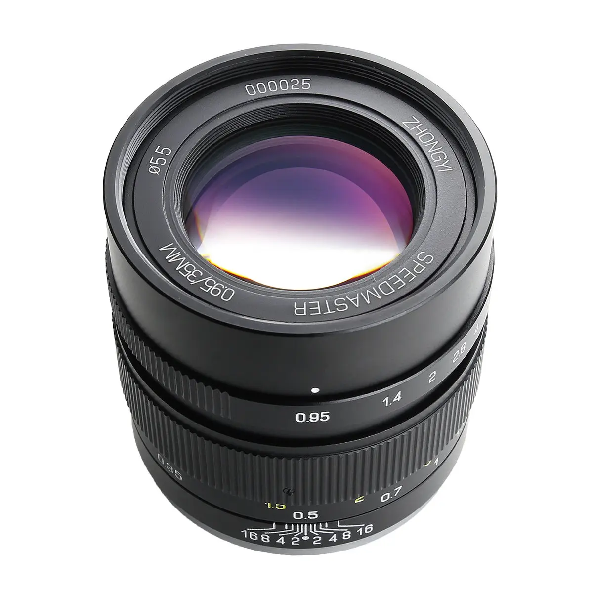 Zhongyi Mitakon Speedmaster 35 мм f/0 95 II объектив для Sony E Mount Camera A6500 A6400 A6300 A6000 NEX 7 6 5100 черная