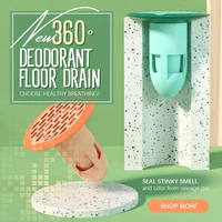 new 360%c2%b0 deodorant floor drain insectproof floor drain core bath shower basin filter hair catcher bath stopper kitchen bathroom
