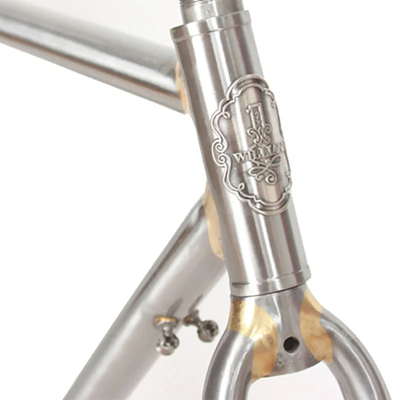 700C колеса 4130 Хромомолибденовая сталь Fixie рама для велосипеда медная