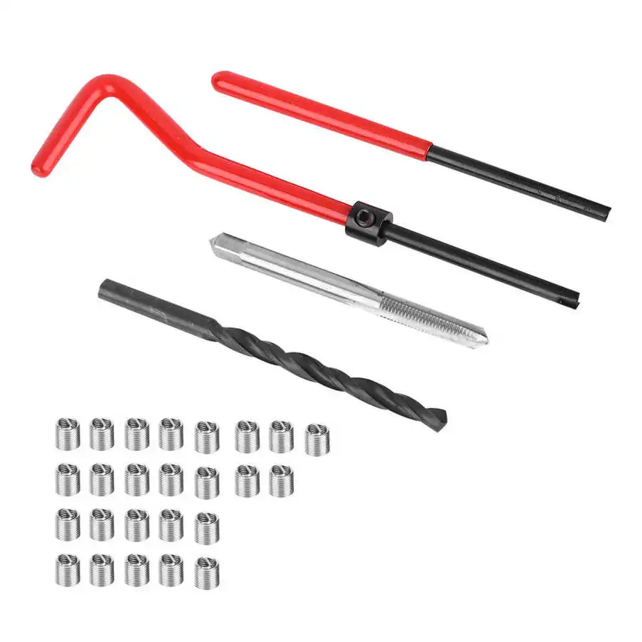 Набор инструментов для ремонта резьбы 30 шт. набор вставок автомобильной катушки 0