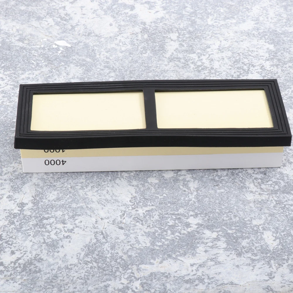 

Useful Double-sided Whetstone Practical Abrasive Sharpening Stone for Kitchen Home Restaurant (240#/800# Random Color)