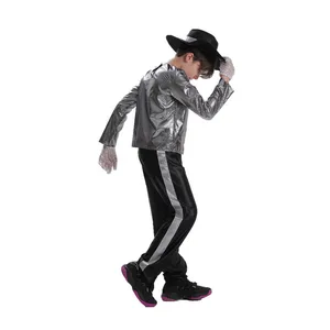 boys kids michael jackson cosplay dancer costume clothing birthday carnival halloween costumes free global shipping