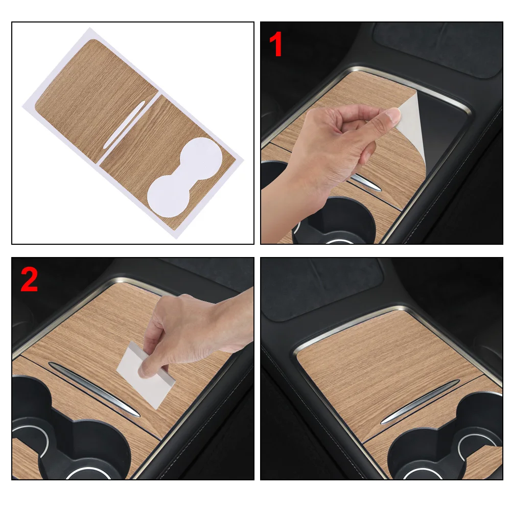 LEEPEE автомобильный стикер для Tesla Model 3 2021 Стайлинг клеевая пленка центральный