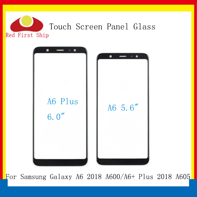 Сменная сенсорная панель для Samsung Galaxy A6 2018 A600 передняя внешняя стеклянная линза +