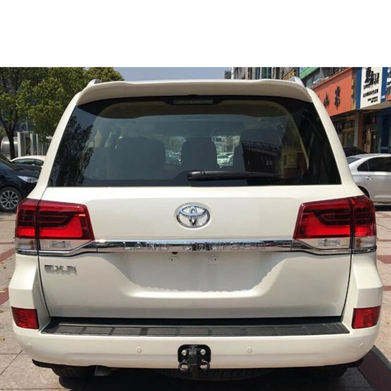 For Land Cruiser LC200 Spoiler ABS Material Car Rear Wing Primer Color Toyota FJ200 | Автомобили и мотоциклы