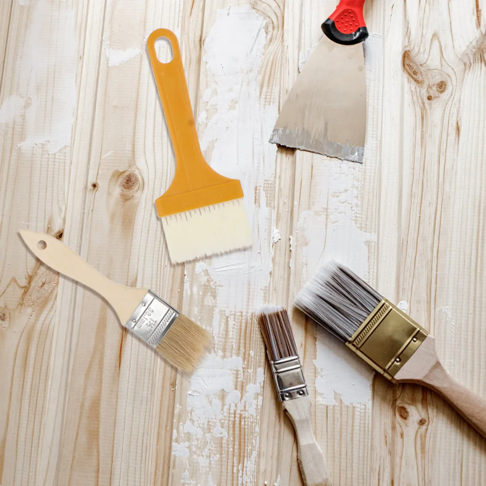 

18pcs Nylon Hair Wooden Handle Oil Painting Brush Household Brush for Home