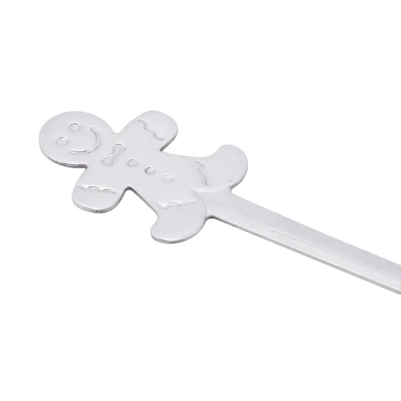 Креативная новинка хит продаж 4 шт. Рождественская кофейная нержавеющая сталь