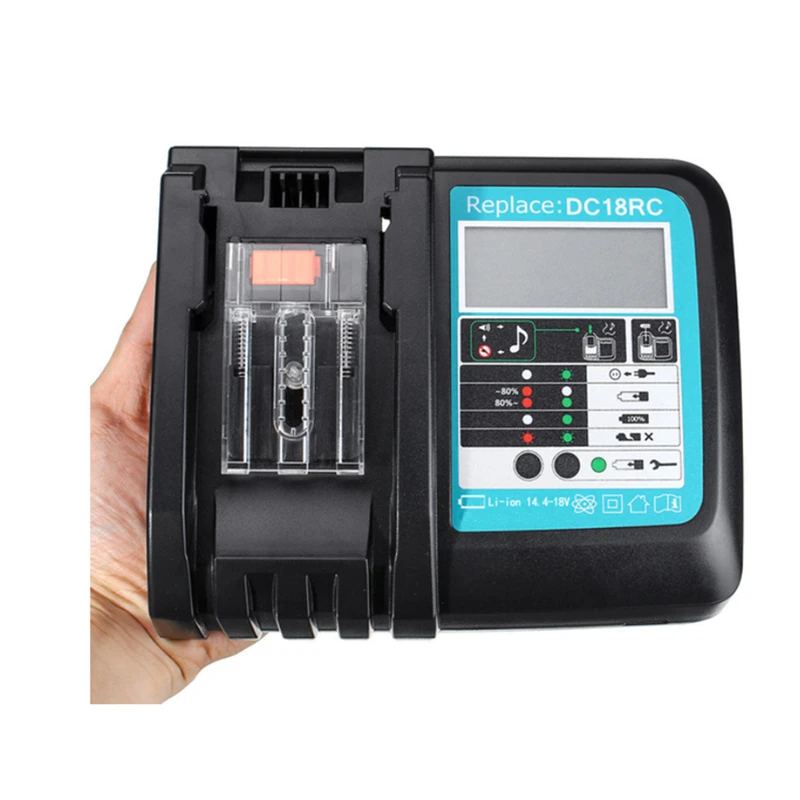 Аккумуляторная батарея Makita литий-ионная 18 в 6000 мАч 6 Ач BL1840 BL1850 BL1830 BL1860 LXT400 с