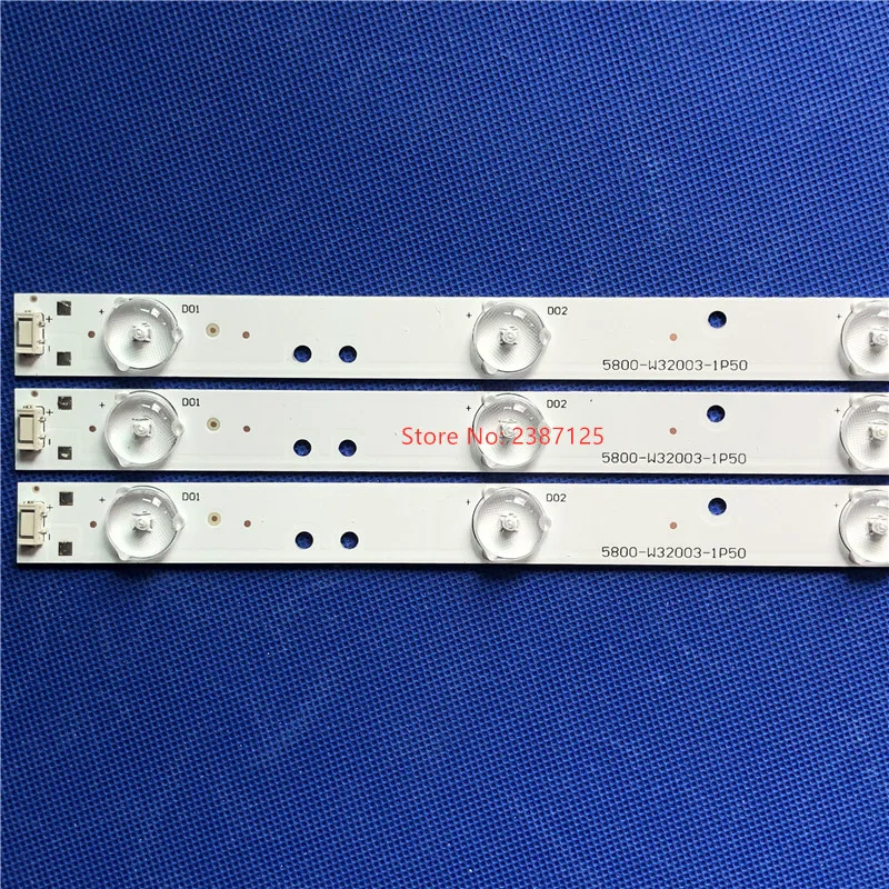 15Pices LED Backlight 8LEDs 5800-W32003-1P50 for 32E320W 32E350E 32E306C 32inch WS V2.0 LED32C45RQD dl3271(B) W RDL320HY | Освещение