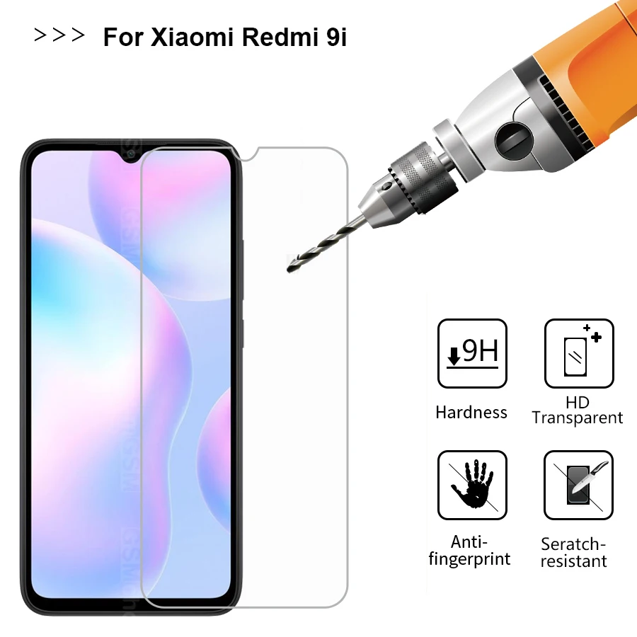 Закаленное стекло для Xiaomi Redmi 9i защита экрана Защитное закаленного стекла Redme 9 i