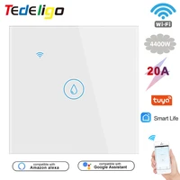 tuya smart life wifi boiler water heater switch eu standard wall touch switch voice timer on off work with alexa google home