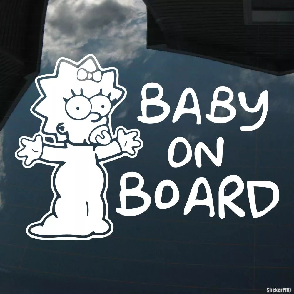 

Baby on Board Funny Car Sticker Vinyl Waterproof Scratch-Proof Material Decal Car Auto Stickers for Car Bumper Window Kk14*10cm