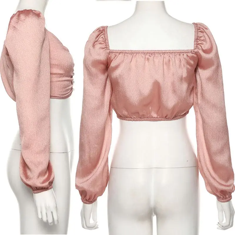 Женская блузка с открытыми плечами Горячая сексуальная поясничная женская