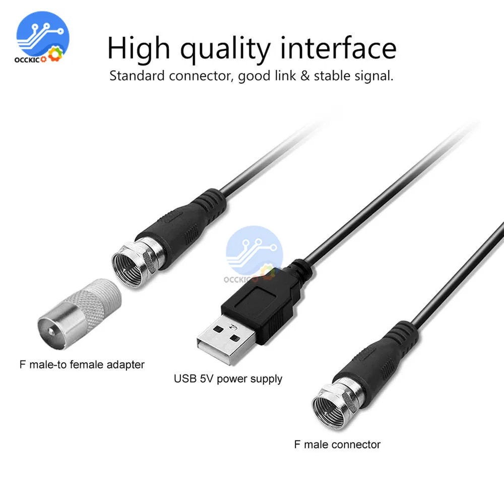 Усилитель ТВ-сигнала удобный цифровой усилитель HD ТВ-антенны 25 дБ 45-862 МГц простая