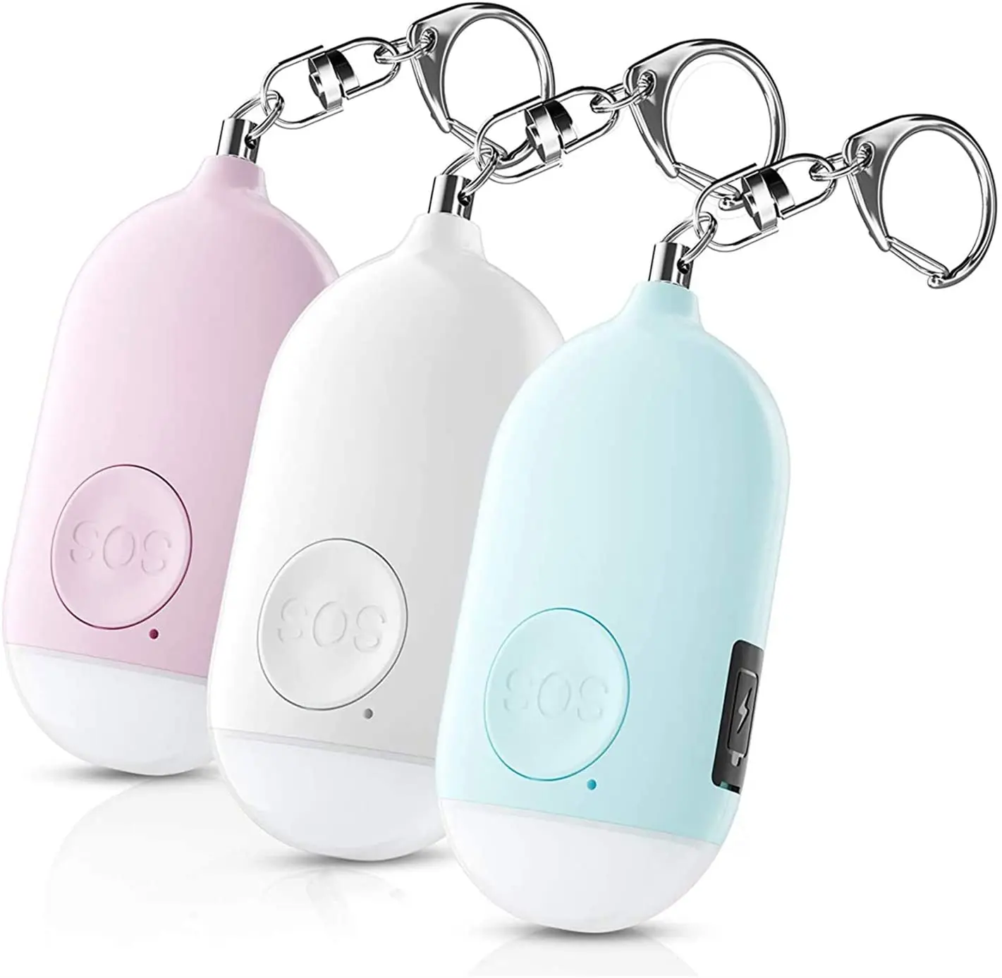 

The Original Self Defense Siren-Portable Safety Alarm for Women SOS LED Light & Carabiner Helps Elders & Kids Emergency Call
