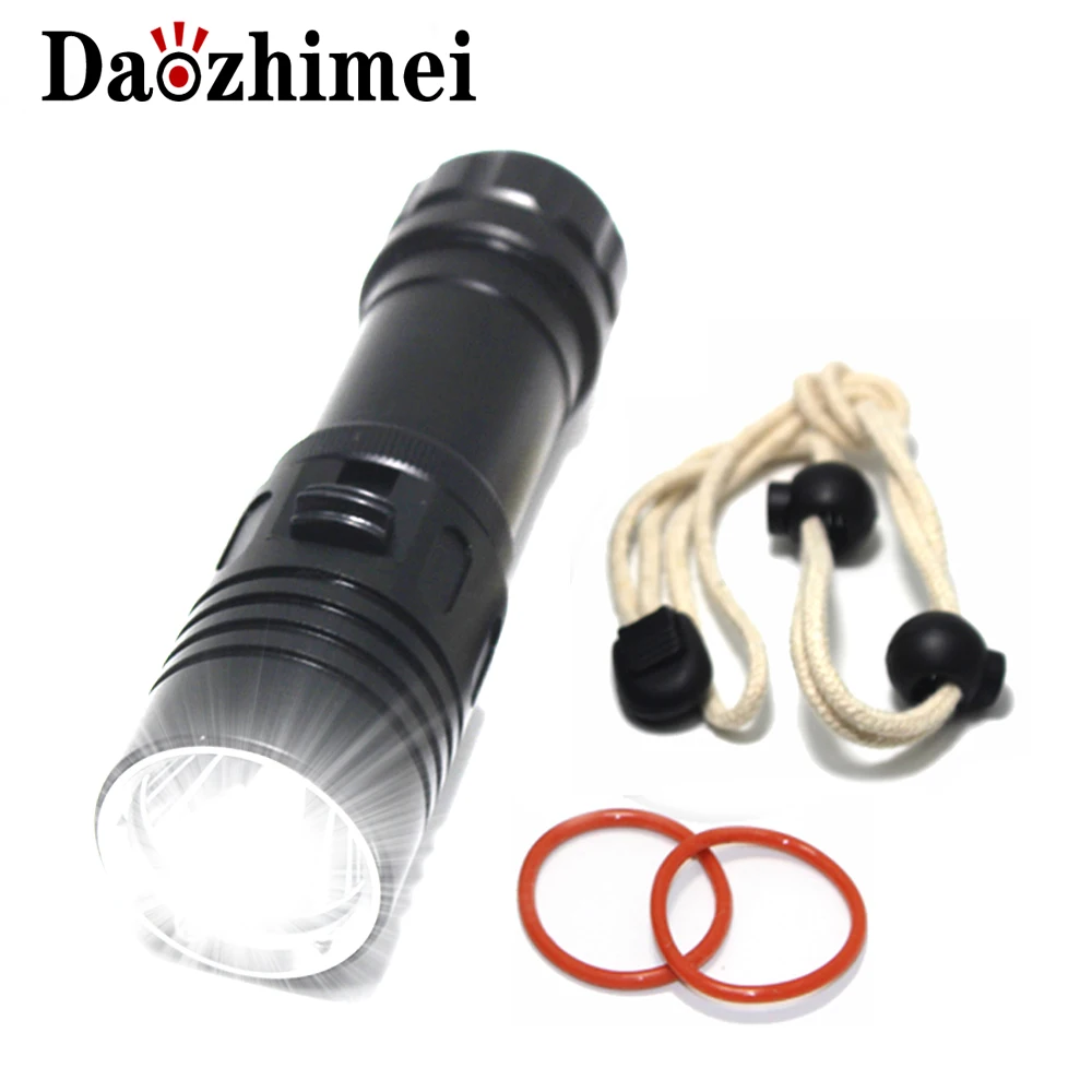 Портативный 5000лм XM L2 светодиодный водонепроницаемый фонарик фонарь для