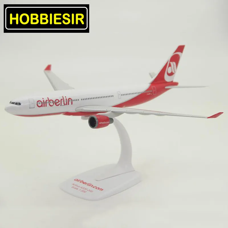 

30CM simulation aircraft Model 1:200 Airbus A330-200 Air Berlin airline W base no Wheel aircraft plane collectible displaytoy