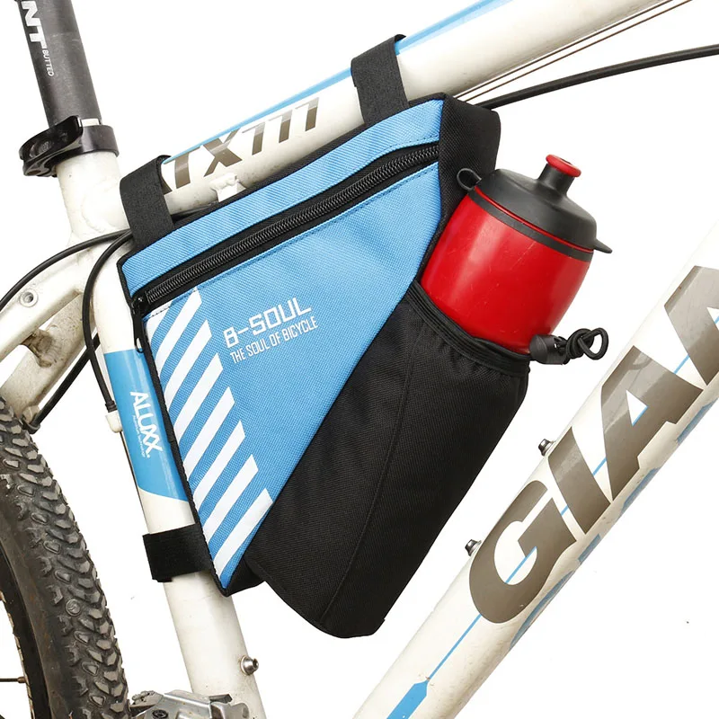 

B-Soul Bike Kettle Package Triangle Bag Mountain Bike Fast Dismantle Bike Beam Pack Bike Front Beam Pack 201218